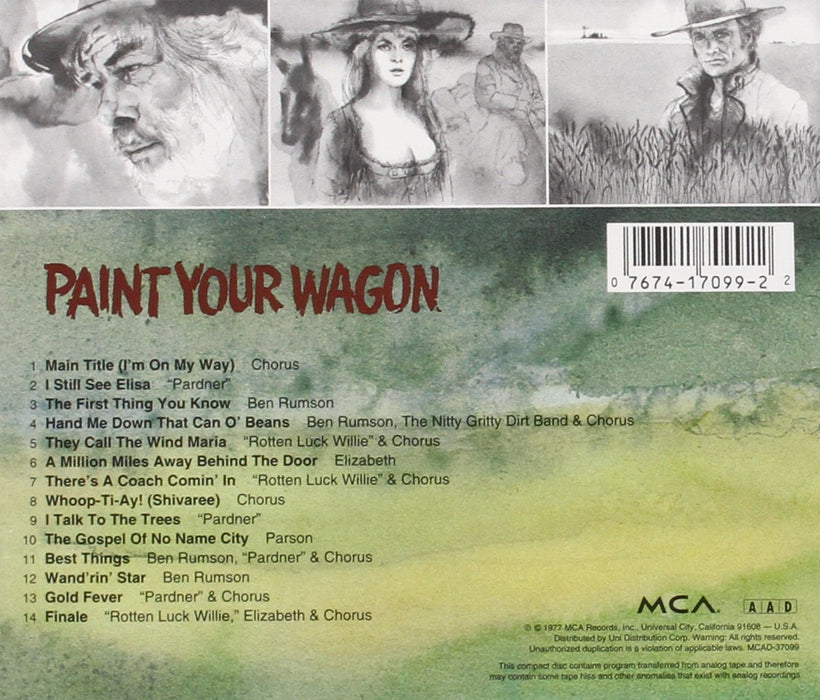 Paint Your Wagon: ORIGINAL CAST OF THE 1951 BROADWAY PRODUCTION