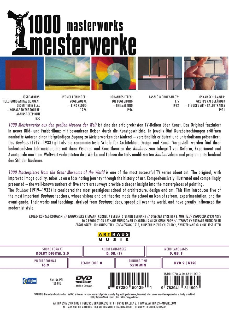 1000 Meisterwerke - Bauhaus- Meister