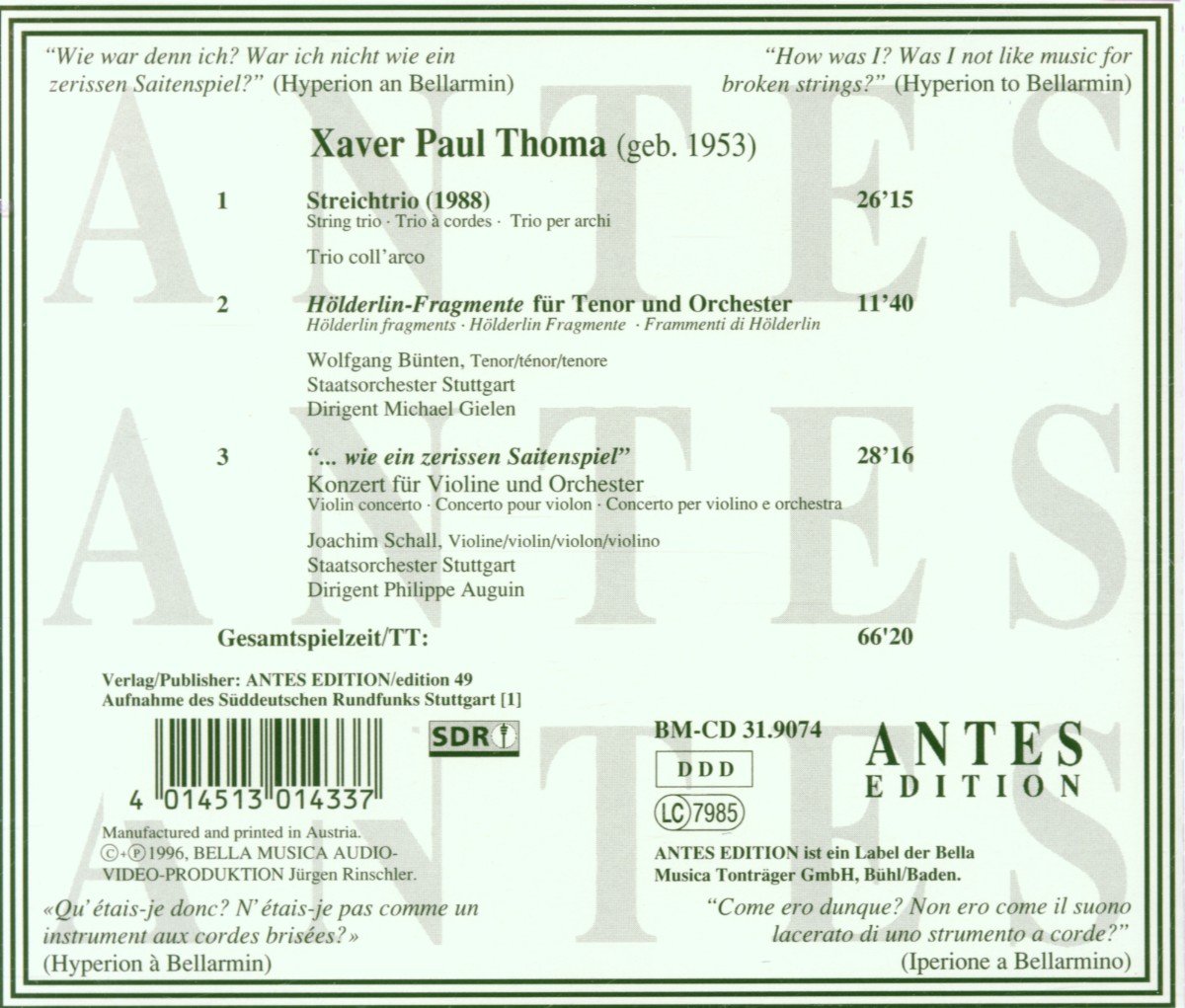Thoma Chamber Music