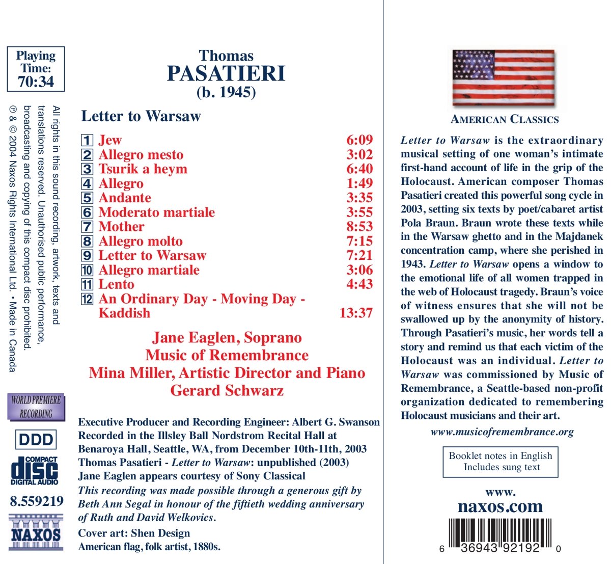 Letter to Warsaw