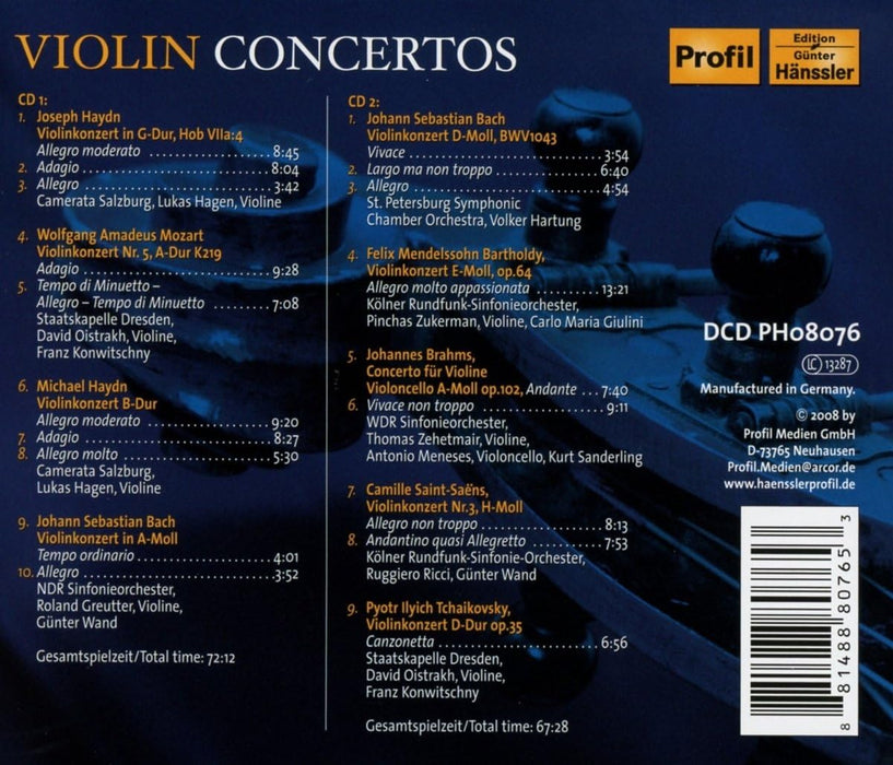 Violin Concertos