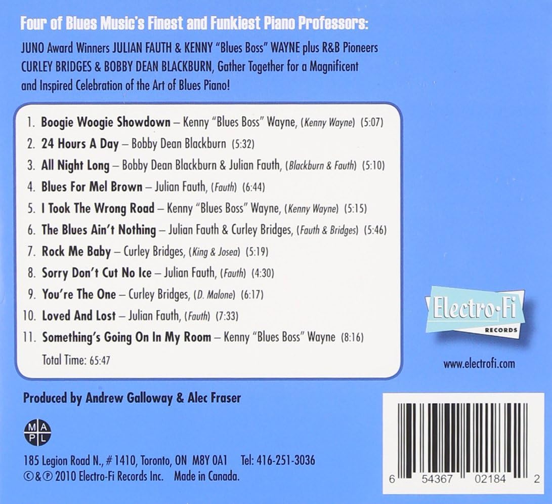 Electro-Fi Records Presents Blues Piano-Rama