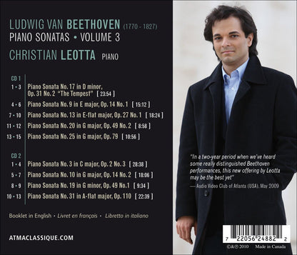 Piano sonatas, Vol 3