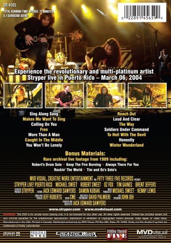 Stryper: Greatest Hits - Live in Puerto Rico