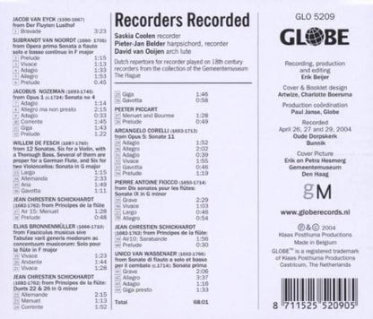 Recorders Recorded