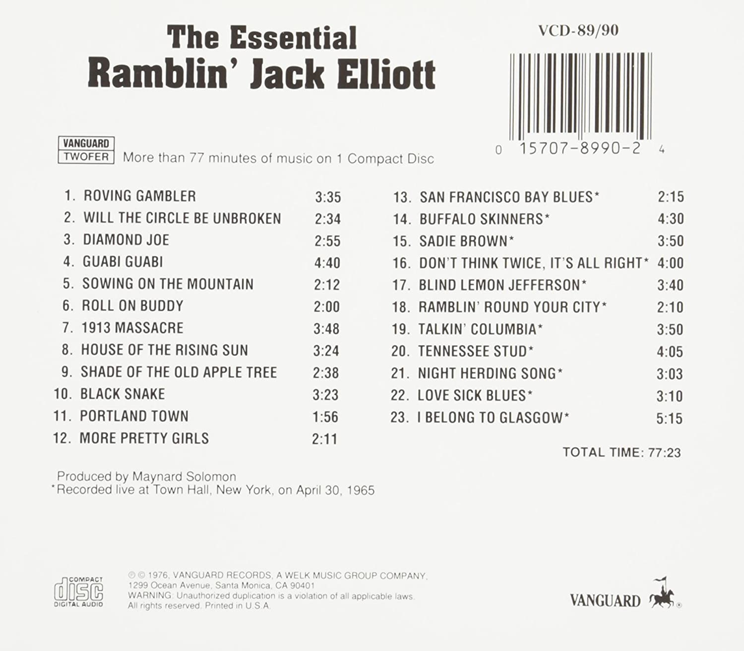 The Essential Ramblin' Jack Elliott