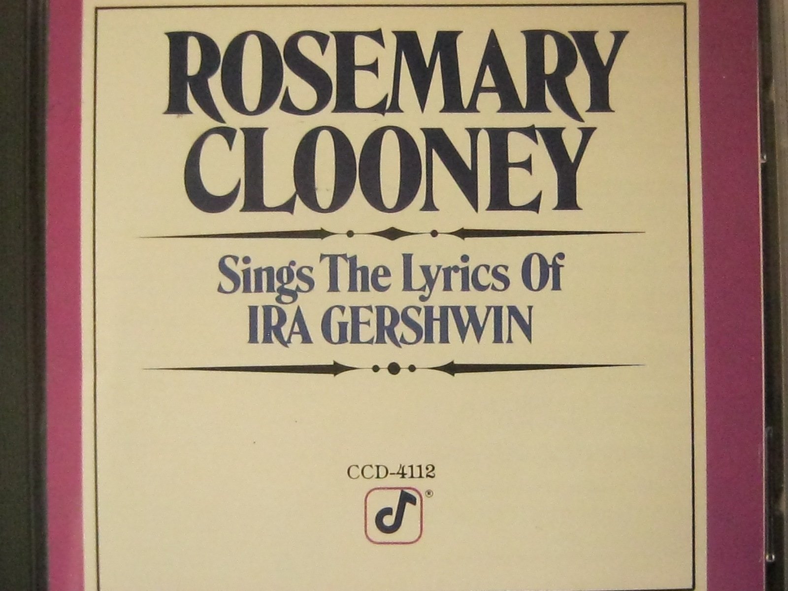 Rosemary Clooney-Sings The Lyrics Of Ira Gershwin
