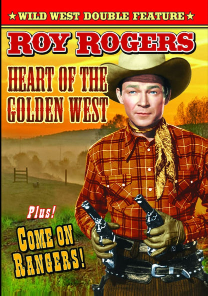 Roy Rogers Double Feature: Heart of The Golden West (1942) / Come On Rangers (1938)