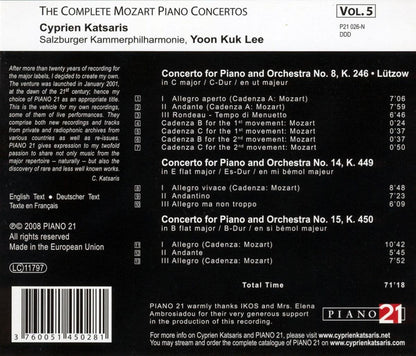 Piano Rarities Vol. 1 - Transcriptions (Katsaris)