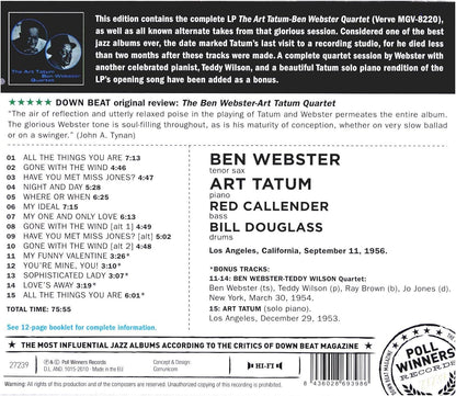 The Ben Webster Art Tatum Quartet