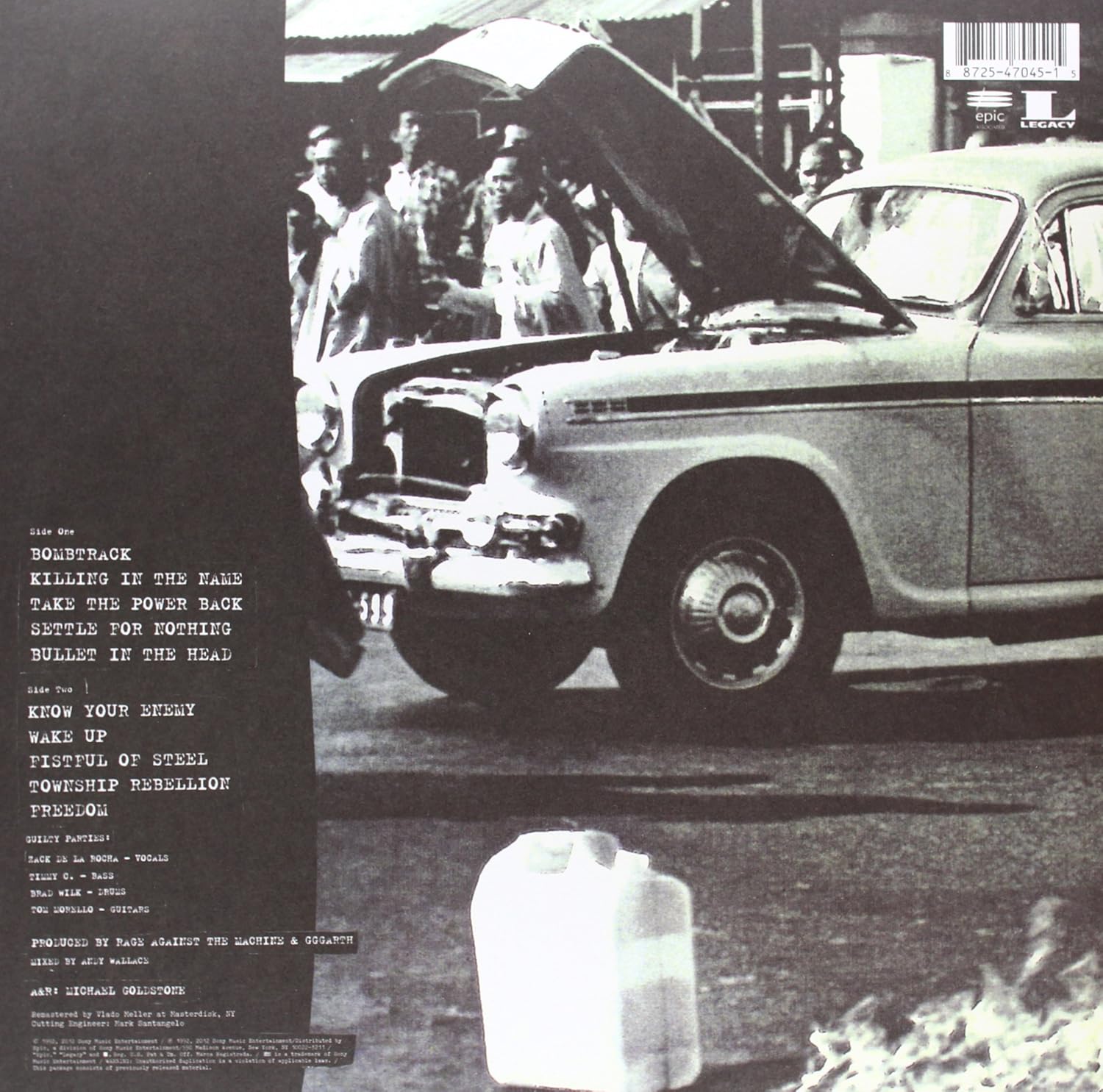 Rage Against the Machine XX (20th Anniversary)  explicit_lyrics
