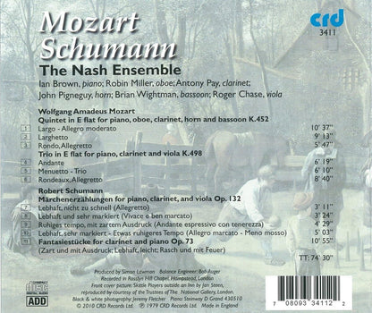 Mozart: Wind Quintet in E Flat, K452/Clarinet Trio in E Flat...
