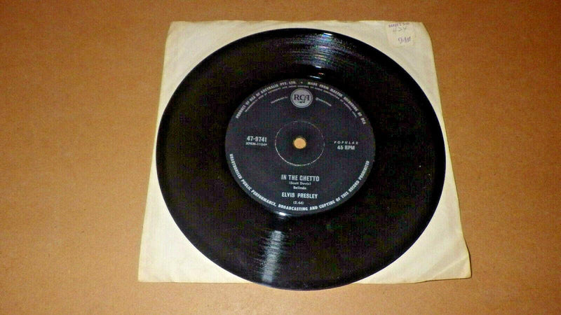 In the Ghetto / Any Day Now 45 rpm
