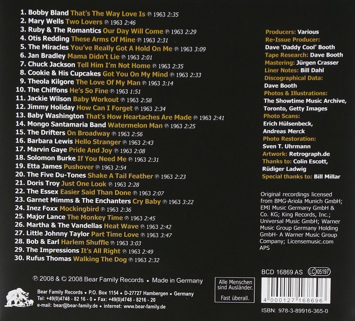 Sweet Soul Music 30 Scorching Classics 1963