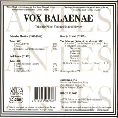 Vox Balaenae / Piano Trios