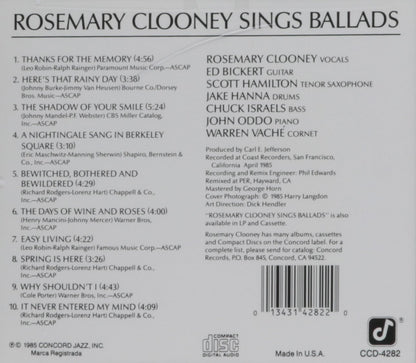 Rosemary Clooney-Sing Ballads