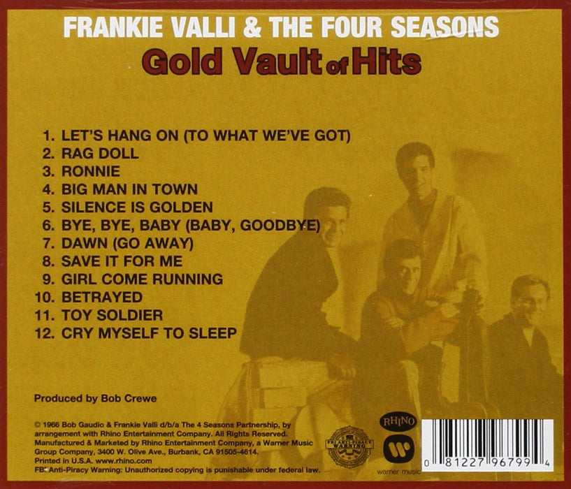 Frankie Valli & Four Seasons - Gold Vault Of Hits