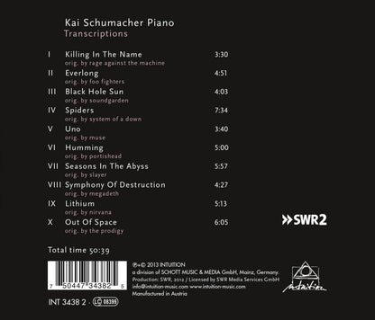 Kai Schumacher : Transcriptions.