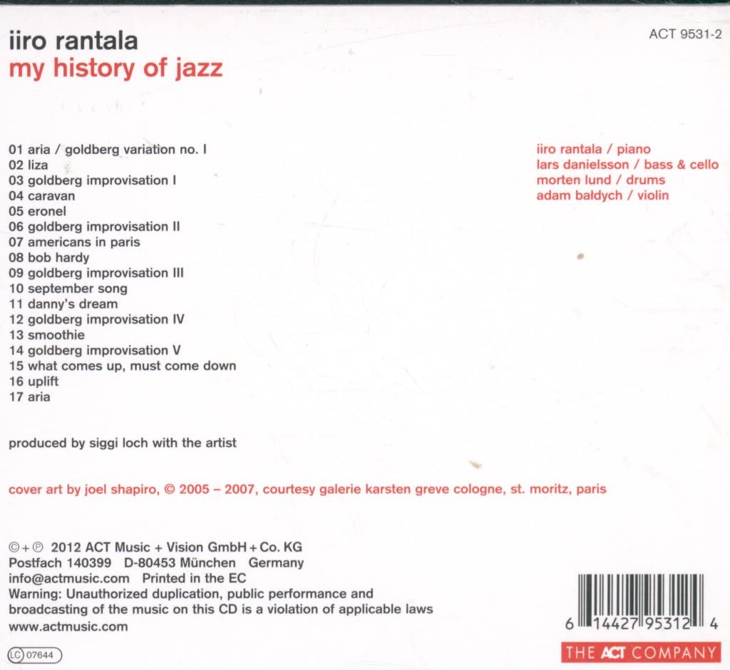 My History of Jazz