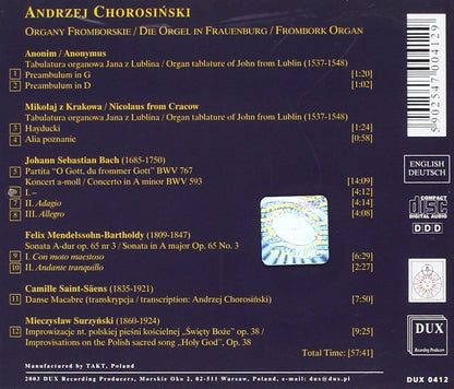 Andrzej Chorosinski Plays