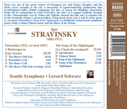 Petrushka (1911 Version) Song Of The Nightingale