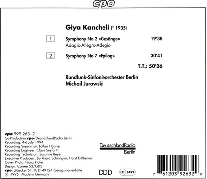 Symphonies Nos 2 and 7 (Jurowski, Rundfunk Sinfonie Berlin)