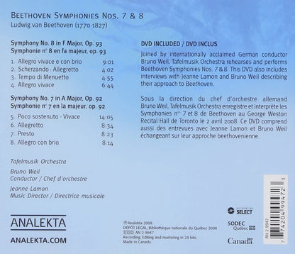 Beethoven - Symphonies Nos 7 & 8