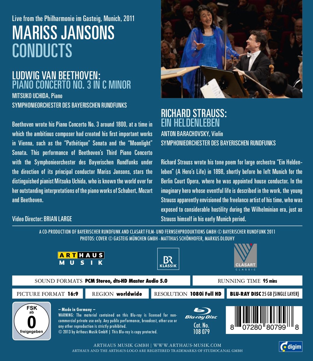 Mariss Jansons Conducts Ludwig Van Beethoven, Richard Strauss