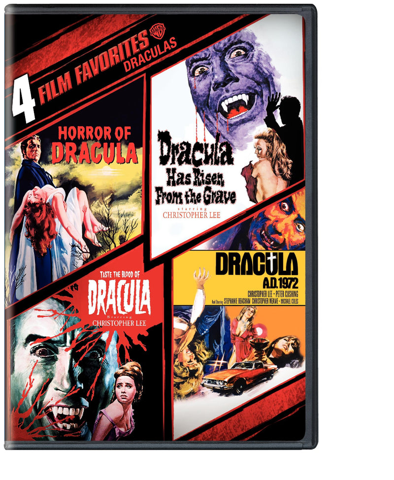 4 Film Favorites: Draculas (Dracula A.D. 1972, Dracula Has Risen from the Grave, Horror of Dracula, Taste the Blood of