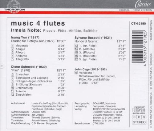 Music for 4 Flutes