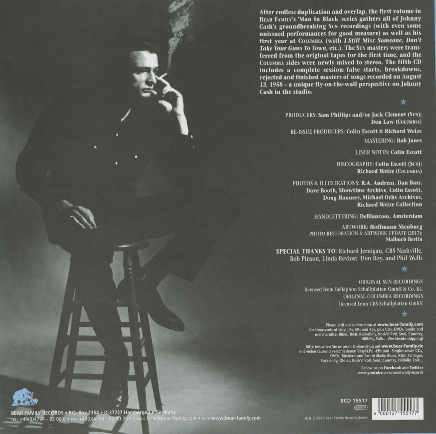 The Man in Black: 1954-1958