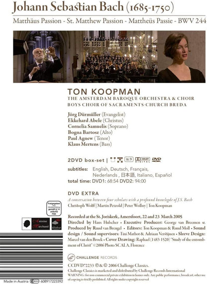 Bach: Matthaus Passion (Ton Koopman)