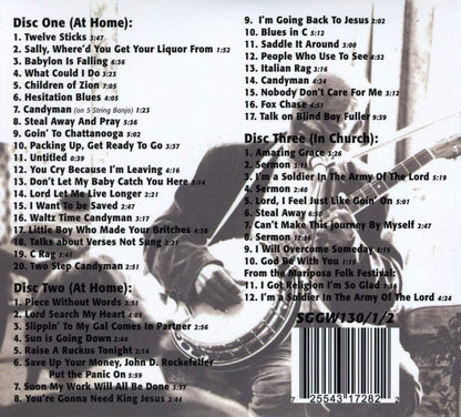Rev. Gary Davis At Home & Church (1962-67) (3 CD