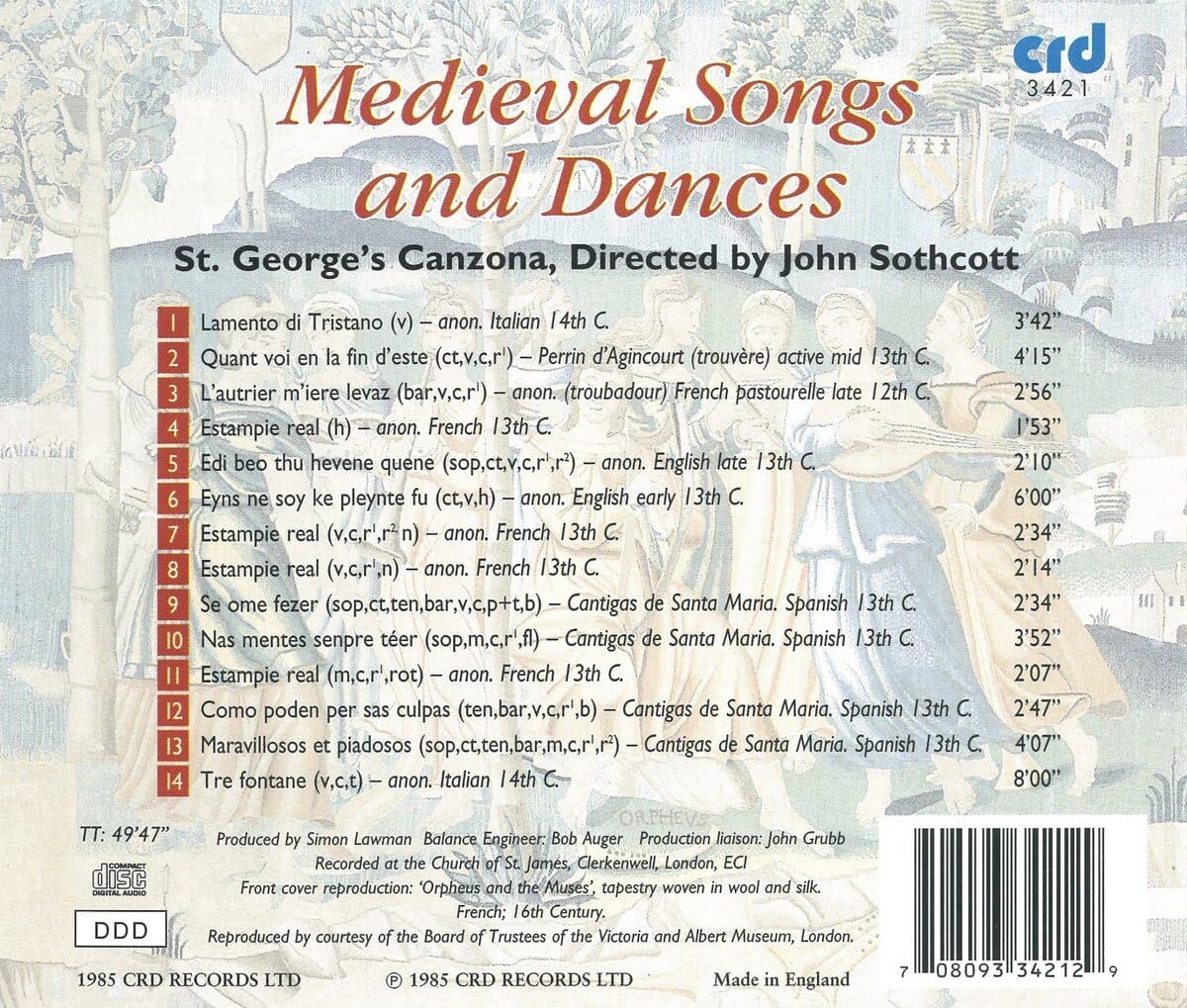 Medieval Songs and Dances