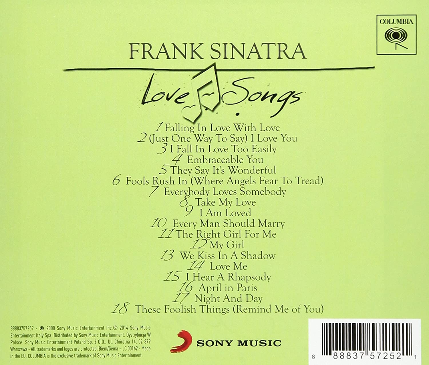 Frank Sinatra-Love Songs
