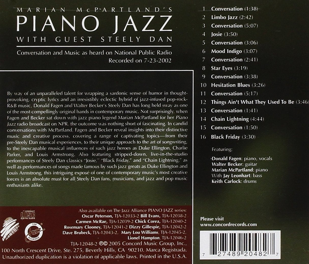 Marian McPartland's Piano Jazz