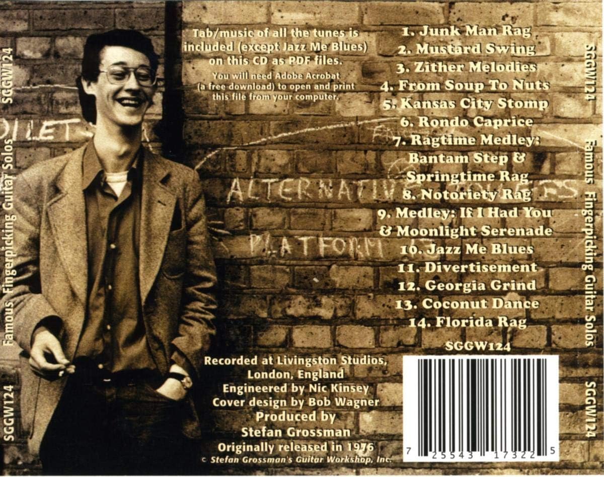 Famous Fingerpicking Guitar Solos From The Golden ERA Of American PopMusic