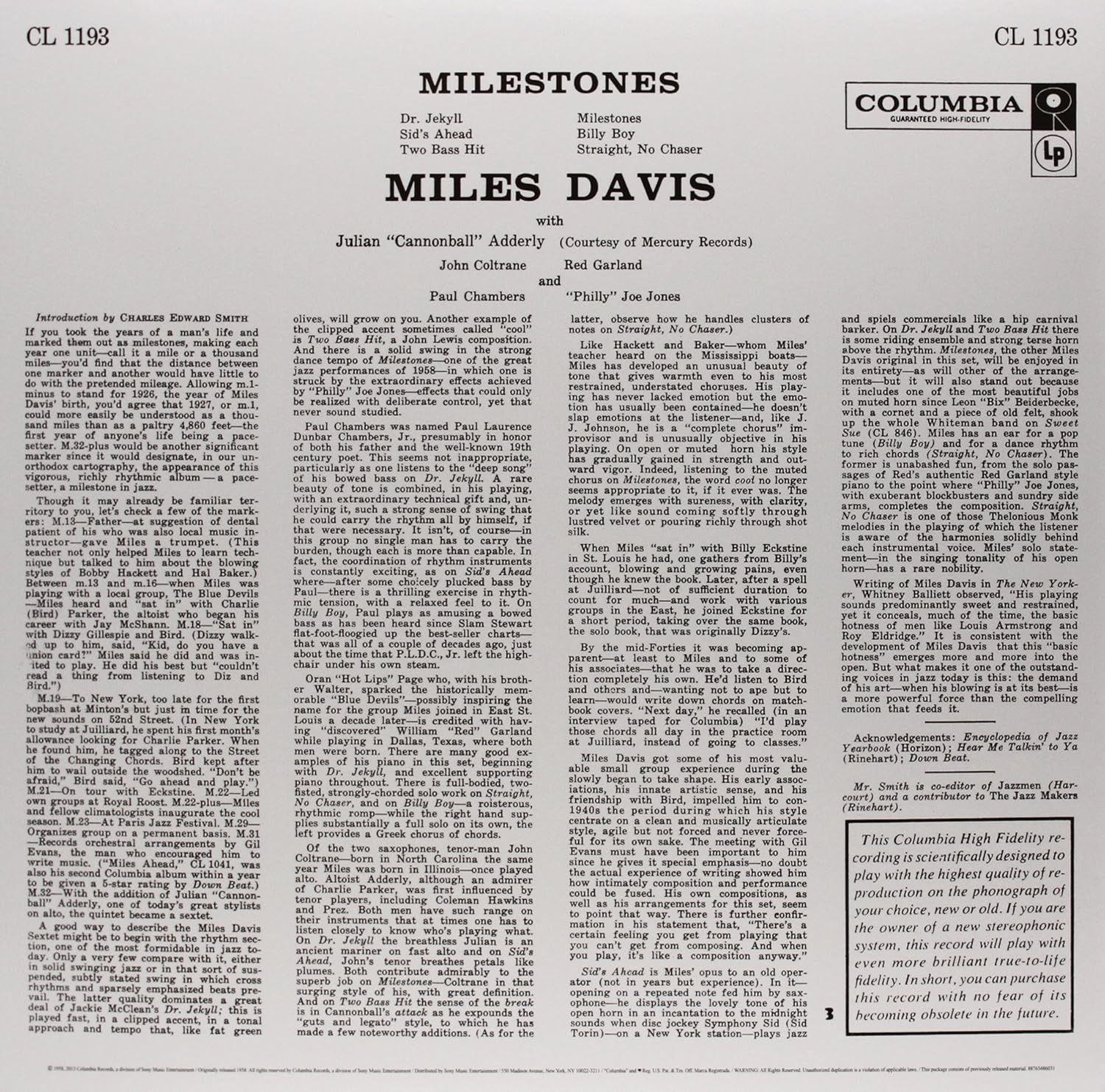 Milestones