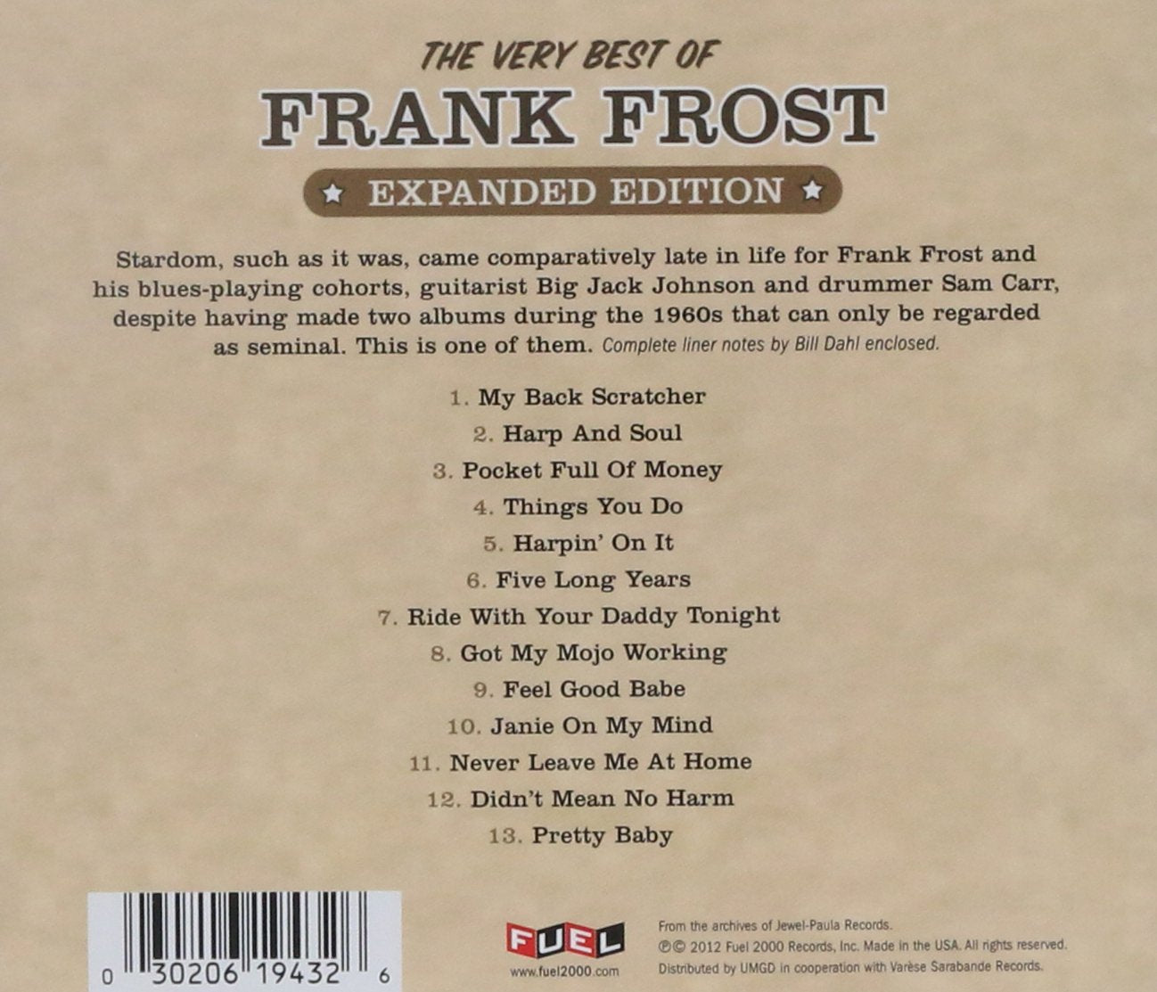 Frank Frost-Very Best Of
