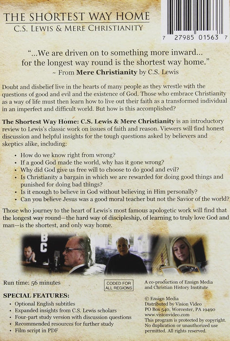 Shortest Way Home: C.S. Lewis & Mere Christianity