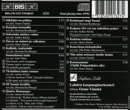 Finnish Folk Songs (Vanska, Lahti So)