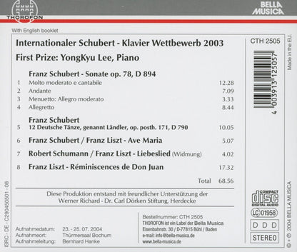 Internationaler Schubert-Wettbewerb F Klavier 2003
