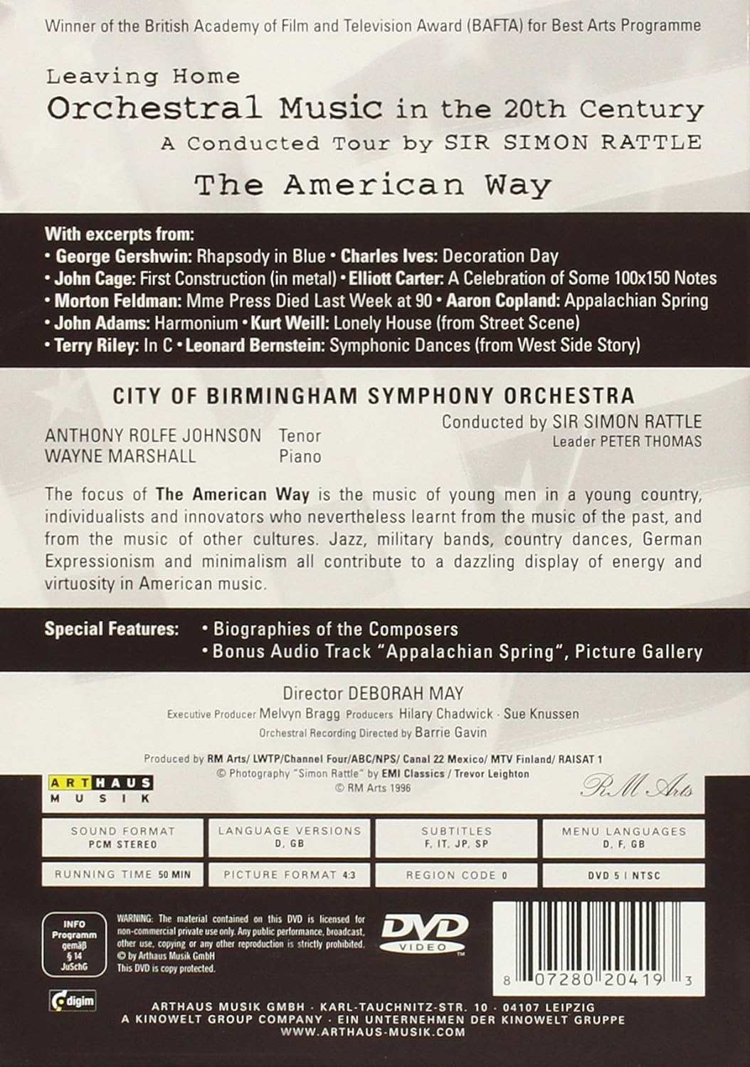 Leaving Home: Orchestral Music in the 20th Century, Vol. 5 - The American Way