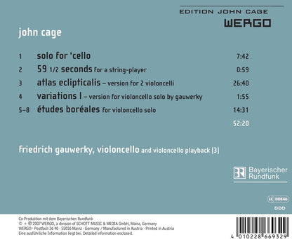 Solo for Cello (Gauwerky)