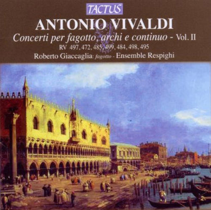 Antonio Vivaldi: Concerti Per Fagotto, Archi E Continuo - Volume 2
