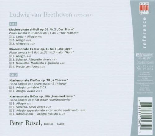 Piano Sonatas (Rosel)