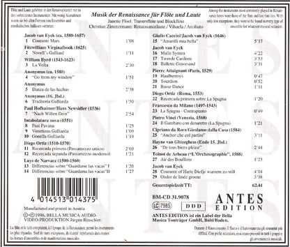 Renaissance Music for Flute & Lute