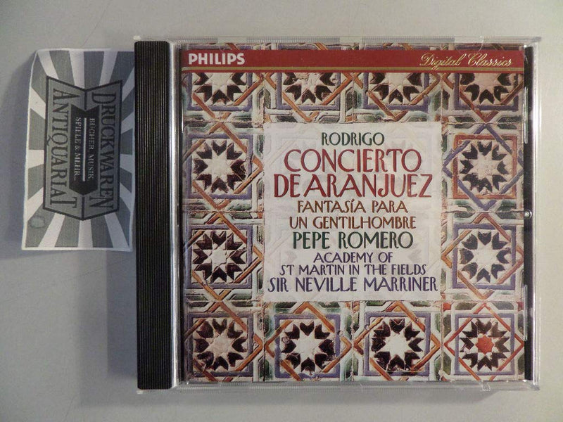 Rodrigo: Concierto de Aranjuez; Fantasía para un Gentilhombre