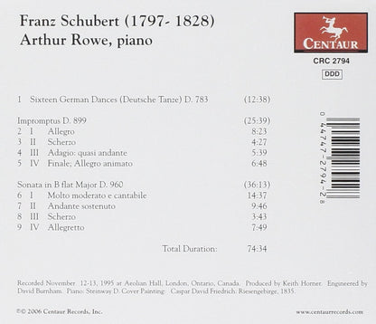 Schubert: Sonata, D. 960 / German Dances / Impromptus