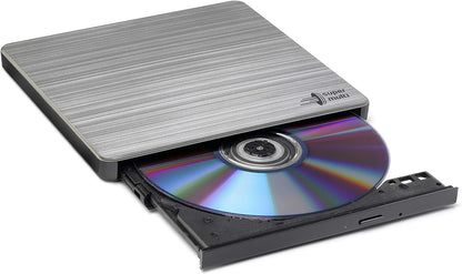 Hitachi-LG GP60 External DVD Drive, Slim Portable DVD Burner/Writer/Player for Laptop, Windows and Mac OS Compatible, USB 2.0, 8x Read/Write Speed